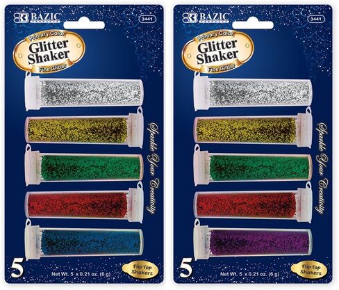 بازيك 6 جم / 0.21 أونصة. 5 شاكر بريق اللون الأساسي (3441-12) in Kuwait