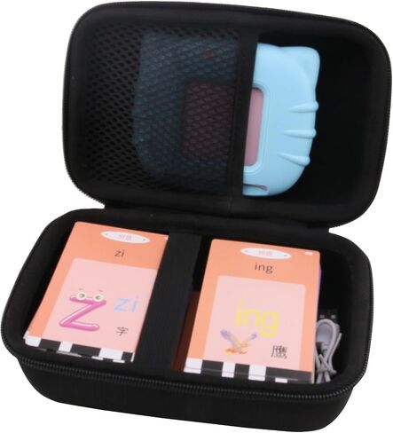 WERJIA Hard Carrying Case for QuTZ/Citfis/Toloso/TimingSXD/Startcan Talking Flash Cards Toddler Toys, Storage Holds Up to 255 Cards-510 Sides (CASE ONLY) in Saudi Arabia