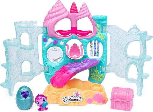 Hatchimals CollEGGtibles، مجموعة لعب مفتوحة قابلة للطي على شكل قلعة مرجانية مع شخصية حورية البحر الحصرية (مجموعة حصرية من أمازون)، ألعاب للفتيات، هدايا للفتيات للأعمار من 5 سنوات فما فوق in Kuwait
