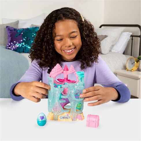 Hatchimals CollEGGtibles، مجموعة لعب مفتوحة قابلة للطي على شكل قلعة مرجانية مع شخصية حورية البحر الحصرية (مجموعة حصرية من أمازون)، ألعاب للفتيات، هدايا للفتيات للأعمار من 5 سنوات فما فوق in Kuwait