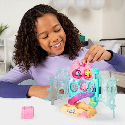 Hatchimals CollEGGtibles، مجموعة لعب مفتوحة قابلة للطي على شكل قلعة مرجانية مع شخصية حورية البحر الحصرية (مجموعة حصرية من أمازون)، ألعاب للفتيات، هدايا للفتيات للأعمار من 5 سنوات فما فوق in Kuwait