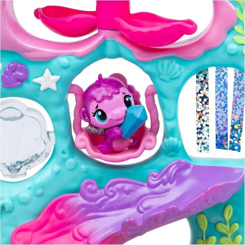 Hatchimals CollEGGtibles، مجموعة لعب مفتوحة قابلة للطي على شكل قلعة مرجانية مع شخصية حورية البحر الحصرية (مجموعة حصرية من أمازون)، ألعاب للفتيات، هدايا للفتيات للأعمار من 5 سنوات فما فوق in Kuwait