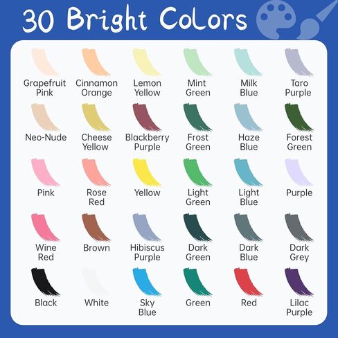 Acrylic Paint Pens Markers, 18 Colors Acrylic Paint Pens Set,1 to 6 mm Tip Permanent Waterproof Acrylic Markers for stone, plastic, glass, canvas, wood,DIY Crafts Making in Saudi Arabia