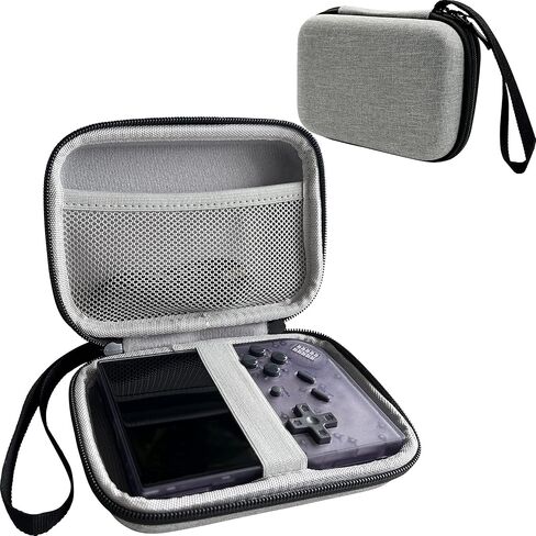 LeoTube Carrying Case for RG35XX Handheld Game Console, Storage Travel Holder Compatible with RG35XX Portable Game Console Accessories, Portable Game Console Not Included (Only RG35XX Case) in Saudi Arabia