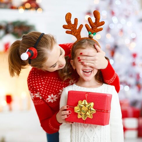 MAGICLULU 100 قطعة هدية عيد الميلاد التفاف القوس المعدني الشريط نجمة القوس ذاتية اللصق هدية التفاف الأقواس عاكسة هدية سحب الانحناء لعطلة عيد ميلاد الديكور الطرف (مختلط اللون) in Kuwait