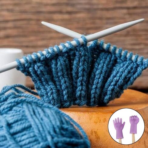 YILUXIANGYANG 18 Pcs Knitting Needles Point Protectors Rubber Needle Cap for Prevent Stitches from Slipping and Accidental Injuries Caused by Needle Tips Mixed Colors in Kuwait