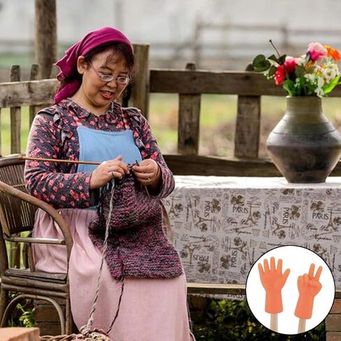 YILUXIANGYANG 18 Pcs Knitting Needles Point Protectors Rubber Needle Cap for Prevent Stitches from Slipping and Accidental Injuries Caused by Needle Tips Mixed Colors in Kuwait