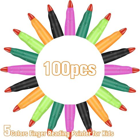 100 قطعة من أصابع ساحرة الهالوين لقراءة أصابع الساحرة المريخية للأطفال ومخالب كاذبة وأظافر زومبي وهمية وإكسسوارات أزياء الساحرة (لون عشوائي) in Kuwait