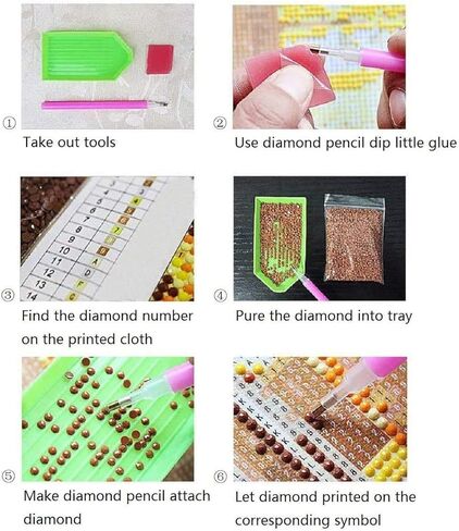 فاين جير باو 9 عبوات من مجموعات الرسم الماسي 5D للبالغين، فن ماسي يدوي للبالغين، فن كريستال مثقوب بالكامل لتزيين جدار المنزل، 11.8 انش × 11.8 انش (زهور) in Kuwait