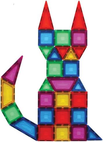 MagSnaps Magnetic Construction Set with 100 Pieces, STEM Learning Toy in Saudi Arabia