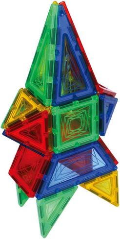 MagSnaps Magnetic Construction Set with 100 Pieces, STEM Learning Toy in Saudi Arabia