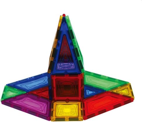 MagSnaps Magnetic Construction Set with 100 Pieces, STEM Learning Toy in Saudi Arabia
