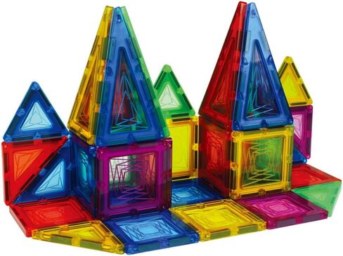 MagSnaps Magnetic Construction Set with 100 Pieces, STEM Learning Toy in Saudi Arabia