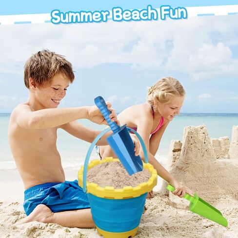 LNCOJOLM 3 قطع سميكة 9 بوصة مجرفة الشاطئ مجرفة مجرفة ألعاب رمل للأطفال الصغار البالغين، مجموعة أدوات مجرفة بلاستيكية شديدة التحمل لحفر الحديقة وصندوق رمل ألعاب هدية مجموعة هدايا للحفلات in Kuwait