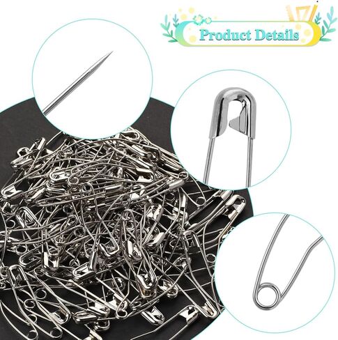 100 قطعة من دبابيس أمان اللحف، دبابيس أمان اللحف، دبابيس أمان اللحف، دبابيس خياطة اللحف، دبابيس أمان منحنية لدبابيس تغطية اللحف، دبابيس أمان فضية منحنية للحياكة (38 مم/1.5 بوصة) in Kuwait