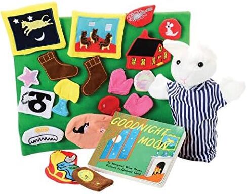 ألعاب بناءة 20 قطعة. مجموعة الدمى والدعائم لـ "Goodnight Moon" مع كتاب لوحي مكون من 30 صفحة للأعمار من عامين فما فوق in Saudi Arabia