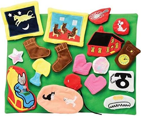 ألعاب بناءة 20 قطعة. مجموعة الدمى والدعائم لـ "Goodnight Moon" مع كتاب لوحي مكون من 30 صفحة للأعمار من عامين فما فوق in Saudi Arabia