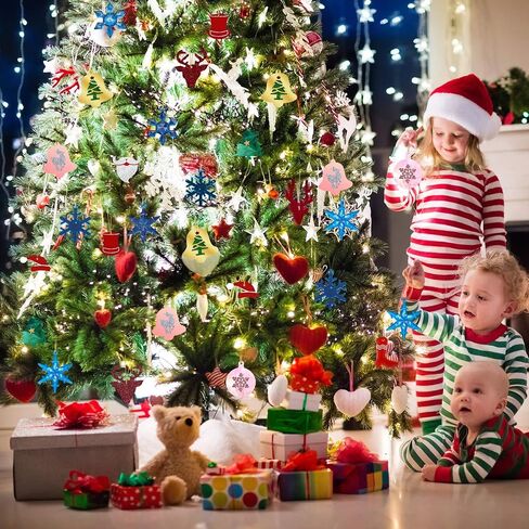 14 Pieces Christmas Resin Silicone Molds Christmas Snowflake Keychain Molds Christmas Tree Epoxy Casting Mold Christmas Theme Bell Mold with Hanging Hole for Christmas Home Party Decor Supplies in Saudi Arabia