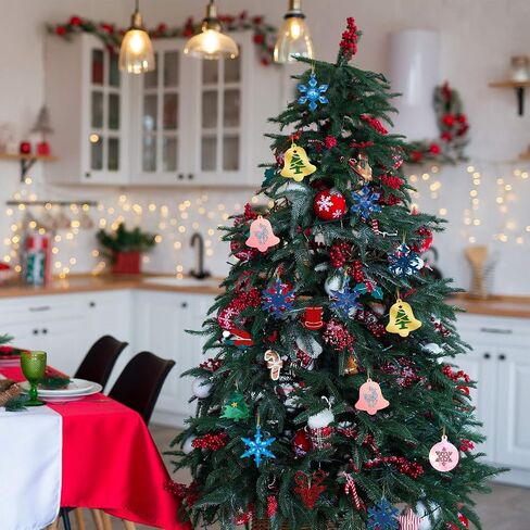14 Pieces Christmas Resin Silicone Molds Christmas Snowflake Keychain Molds Christmas Tree Epoxy Casting Mold Christmas Theme Bell Mold with Hanging Hole for Christmas Home Party Decor Supplies in Saudi Arabia