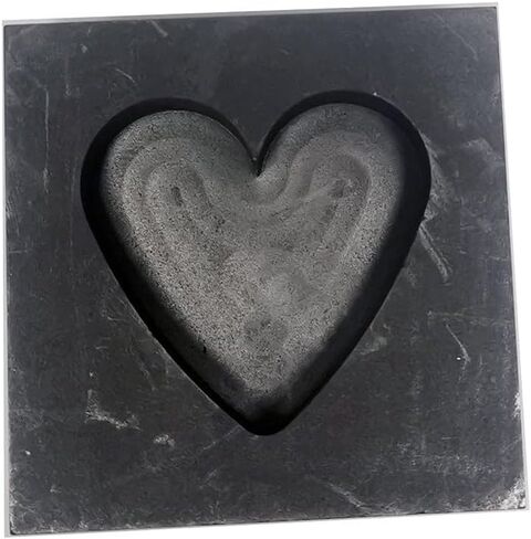 Heart Graphite Casting Ingot Mold Metal Refining Scrap Gold Silver Heart Mold in Kuwait