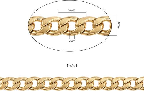 UR URLIFEHALL 32.8 Feet/10m Brass Oval Curb Chains Twisted Chains Platinum Unwelded with Spool for Jewelry Making 2x1mm in Saudi Arabia