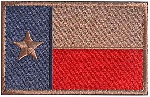 WZT Texas State Flag with Come & Take It AR15 and Gadsden Snake - 3x2 Hat Patch - Coyote Brown in Saudi Arabia
