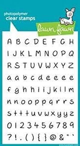 Lawn Fawn Jessie's ABC 4"x6" Clear Alphabet Letter Stamps LF319 in Saudi Arabia