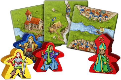 Carcassonne 20th Anniversary Edition| Family Board Game for Adults and Kids | Strategy /Adventure Game | Ages 7+ | 2-5 Players | Avg. Playtime 30-45 Minutes | Made by Z-Man Games in Saudi Arabia