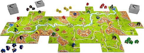 Carcassonne 20th Anniversary Edition| Family Board Game for Adults and Kids | Strategy /Adventure Game | Ages 7+ | 2-5 Players | Avg. Playtime 30-45 Minutes | Made by Z-Man Games in Saudi Arabia