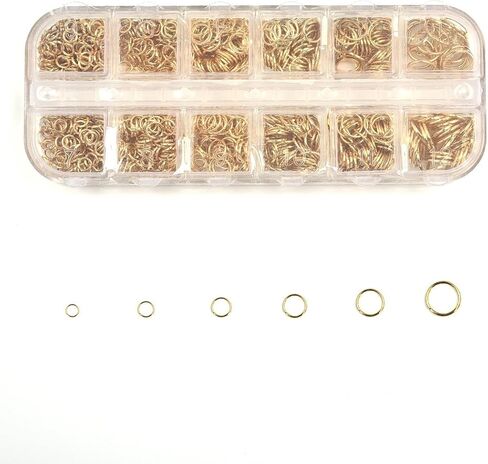 الانتقال خواتم مجوهرات مطلية بالذهب موصلات سلسلة الروابط 4 مللي متر 5 مللي متر 6 مللي متر 7 مللي متر 8 مللي متر 10 مللي متر Crafts بها بنفسك الحرف in Kuwait