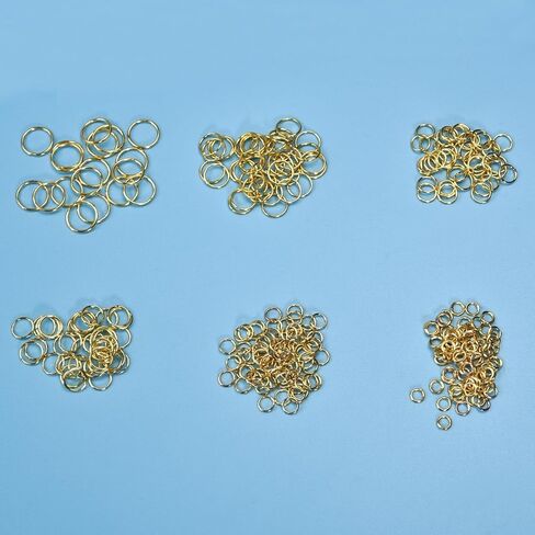 الانتقال خواتم مجوهرات مطلية بالذهب موصلات سلسلة الروابط 4 مللي متر 5 مللي متر 6 مللي متر 7 مللي متر 8 مللي متر 10 مللي متر Crafts بها بنفسك الحرف in Kuwait