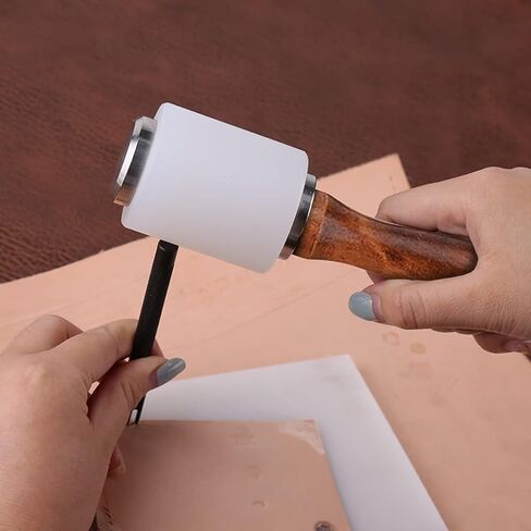 2 قطعة مطارق نحت جلدية مطرقة نحت جلدية DIY أداة مطارق نايلون جلدية in Kuwait