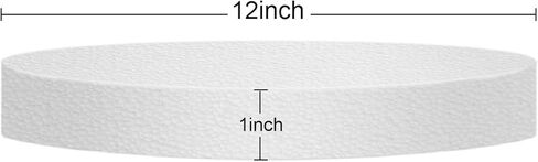 7 عبوات 12 انش × 12 انش (سمك 1 انش) دوائر فوم دائرية للحرف اليدوية، دائرة فوم اي بي اس للمشاريع اليدوية، قرص فوم دائري من البوليسترين للحرف اليدوية in Kuwait