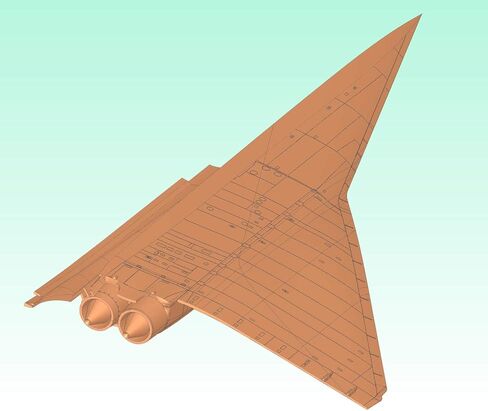 ICM 1/144 Scale Tupolev-144D, Soviet Supersonic Passenger Aircraft - Plastic Model Building Kit #14402 in Saudi Arabia