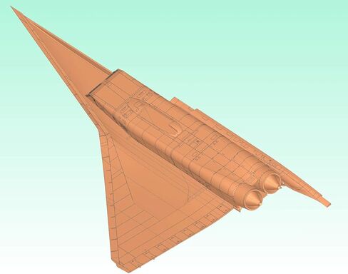 ICM 1/144 Scale Tupolev-144D, Soviet Supersonic Passenger Aircraft - Plastic Model Building Kit #14402 in Saudi Arabia