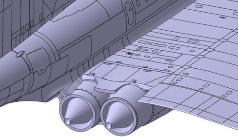 ICM 1/144 Scale Tupolev-144D, Soviet Supersonic Passenger Aircraft - Plastic Model Building Kit #14402 in Saudi Arabia