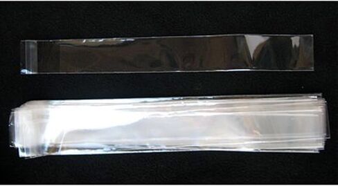 1in. X 7in. Flat Cellophane Bags with Adhesive Closure - pack of 100 in Saudi Arabia