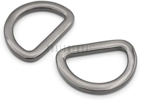 CRAFTMEMORE D Rings Purse Loop Flat Metal D-Ring Heavy Duty Findings for Craft Bag Belt 10 Pack PTDF in Saudi Arabia