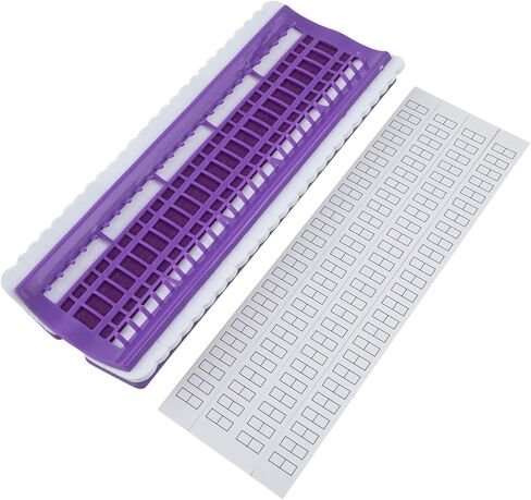 Yunnyp 50 موضع رف منظم لخيط التطريز، منظمو الخيوط لأدوات التطريز المتقاطعة أدوات الخياطة مجموعة حامل الإبرة مع 4 قطع بطاقات مشروع فارغة قابلة للاستبدال in Kuwait