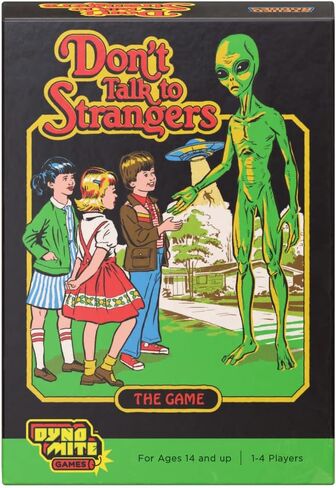 Cryptozoic Entertainment Don’t Talk to Strangers - Board Game - 1-4 Players - Steven Rhodes Artwork - Dynomite Games in Saudi Arabia