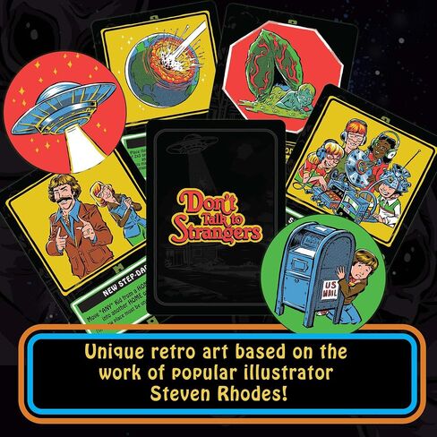 Cryptozoic Entertainment Don’t Talk to Strangers - Board Game - 1-4 Players - Steven Rhodes Artwork - Dynomite Games in Saudi Arabia