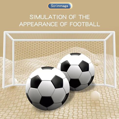 WOAEIUOS 2.4G سيارة التحكم عن بعد RC لكرة القدم أحذية كرة القدم سيارة مع أضواء LED ألعاب تعليمية تفاعلية للأطفال (مجموعة من سيارتين باللون البرتقالي والأزرق) in Kuwait