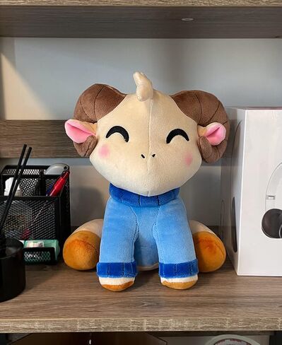 Youtooz Jschlatt Ram Plushie 9" Inch, Jschlatt Soft Rammie Plush Collectible by Youtooz Plush Youtubers Creator Collection in Saudi Arabia