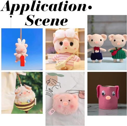 120 قطعة من أنف الخنزير البيضاوي من PH PandaHall، 5 أحجام من أنف البلاستيك الآمن للحيوانات مع 60 قطعة من الغسالات الدقيقة للحرف اليدوية المصنوعة من الكروشيه والحيوانات المحشوة، صناعة الحرف اليدوية، دبوس 6 مم in Kuwait