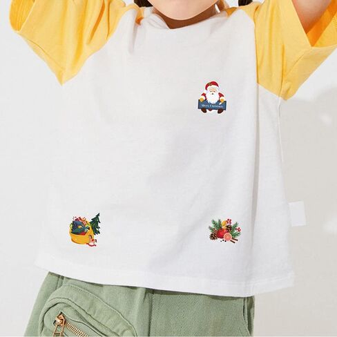 Christmas Iron on Patch Bears Heat Transfer Sticker Xmas Hat Snowflake Pattern Scarf Merry Christmas Sticker Decal Vinyl Applique for Jeans T- Shirts Jackets Backpacks Tote Bags Pillows Decoration in Saudi Arabia