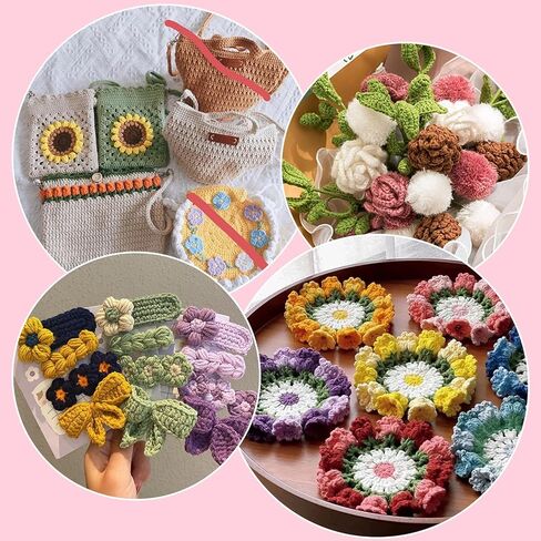 3.0mm Crochet Hook, Ergonomic Handle for Arthritic Hands Extra Long  Knitting Needles for Beginners and Experienced Crochet Hooks Lovers, Handmade DIY Knitting Crochet in Kuwait