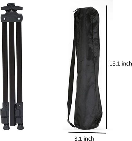 حامل عرض اللوحة الفنية من Aokbean، حامل حامل حامل معدني من الألومنيوم قابل للحمل، ملصقات فنية من القماش، لافتات عرض الصور، حامل حامل ثلاثي القوائم مع حقيبة لرسم الأرضية، اللوحة (66 باللون الأسود - عبوتان) in Kuwait