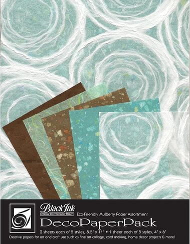 مجموعة ورق ديكور من بلاك انك DP-703، Chinaberry - Aqua in Kuwait