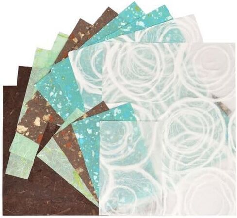 مجموعة ورق ديكور من بلاك انك DP-703، Chinaberry - Aqua in Kuwait
