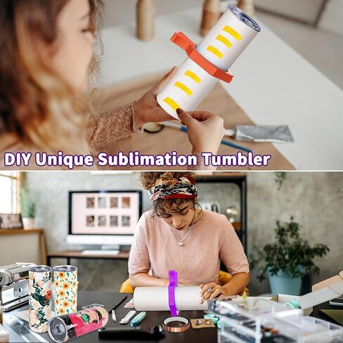 قرصة أكواب التسامي، قرصة CGNiONE، أداة مثالية لأكواب فراغات التسامي سعة 20 أونصة، نحيفة مستقيمة، أداة قبضة مثالية لمشبك الأكواب، لوازم ورق التسامي والأكواب in Kuwait